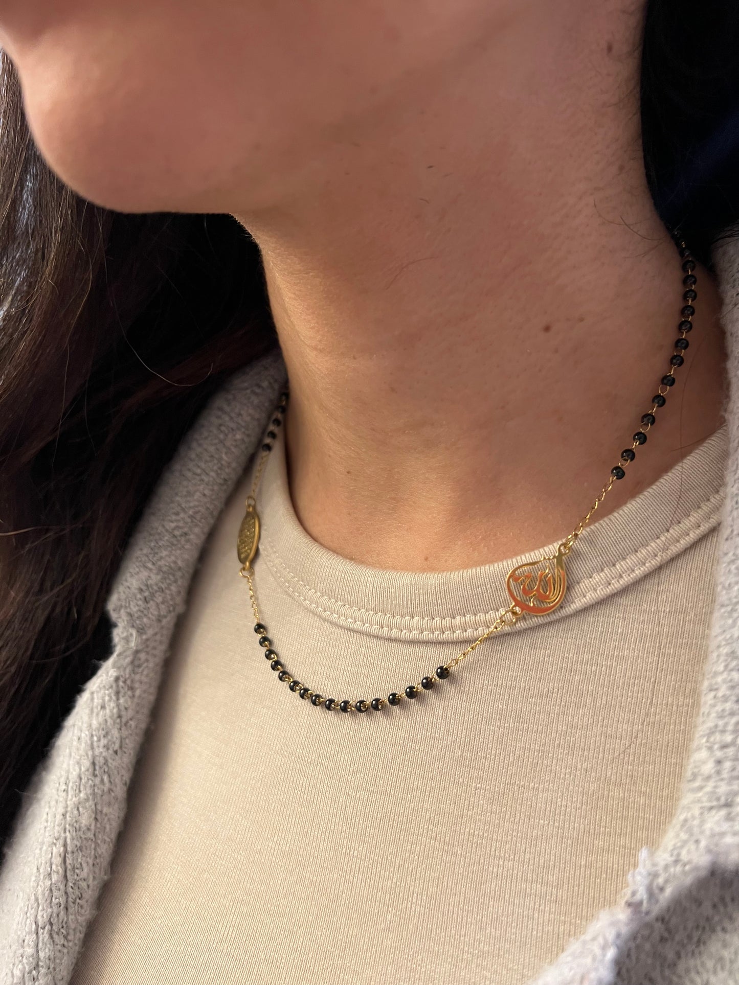 Ayla Black Pendant Necklace