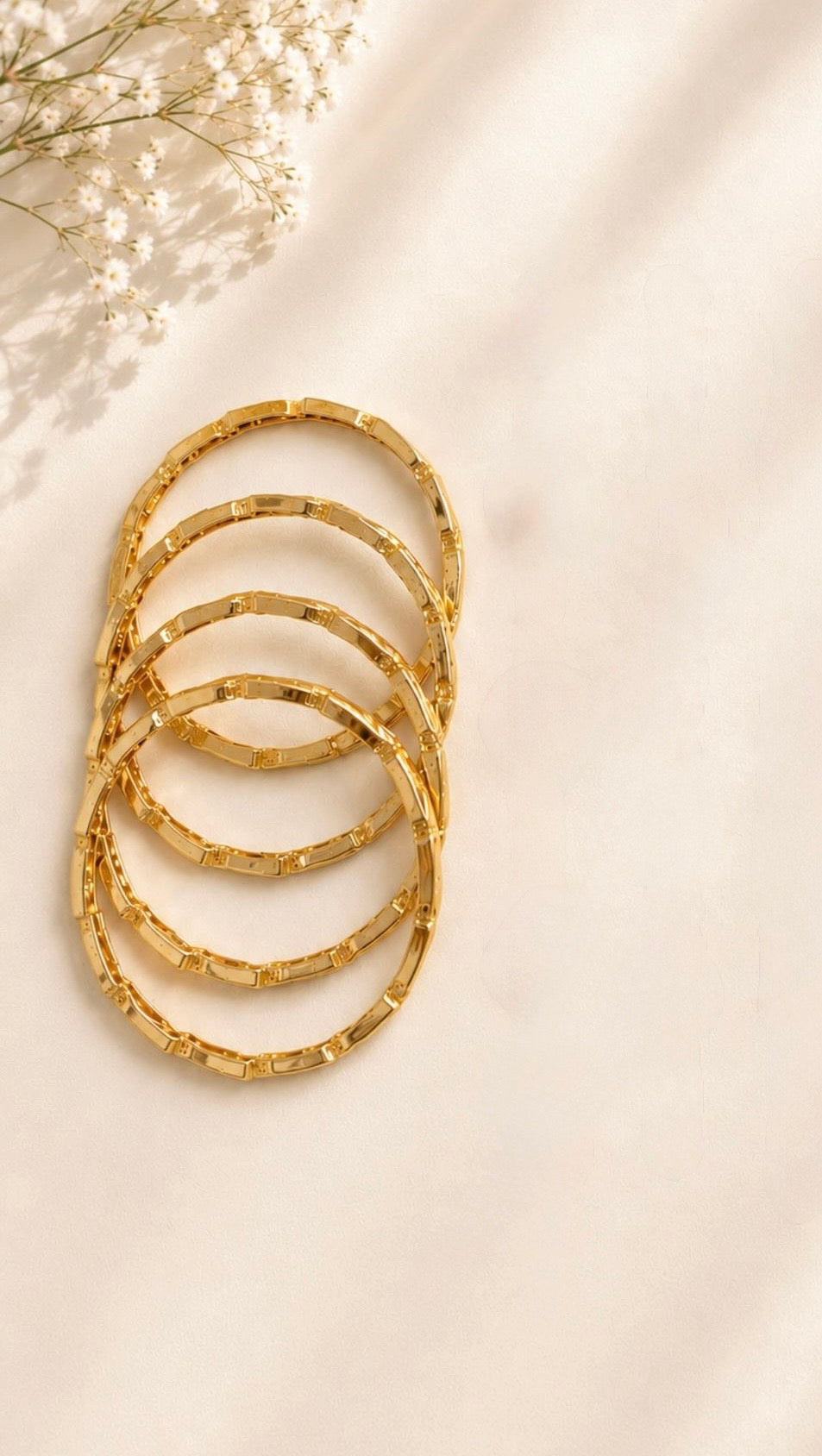 4 Piece Gold Plated Bangle Set
