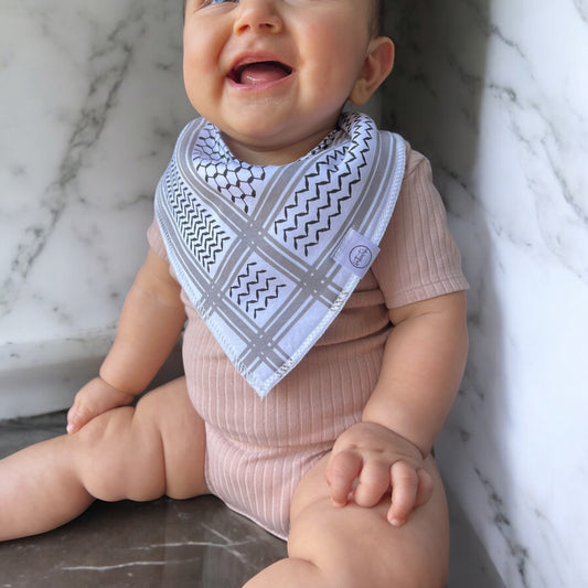 Keffiyeh Baby/Toddler Bib - Soft + Stylish