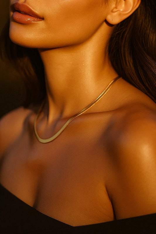 Gold Snake Chain Necklace