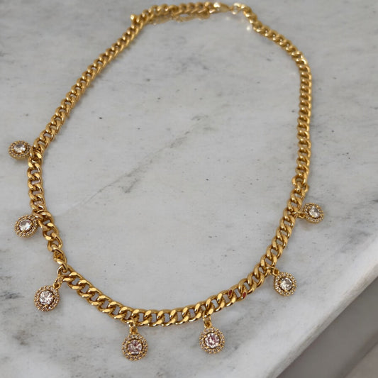 Serene Gold Plated Necklace