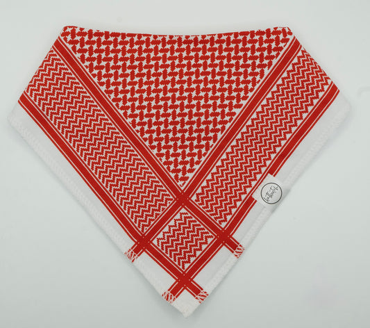 Red Shemagh Bib