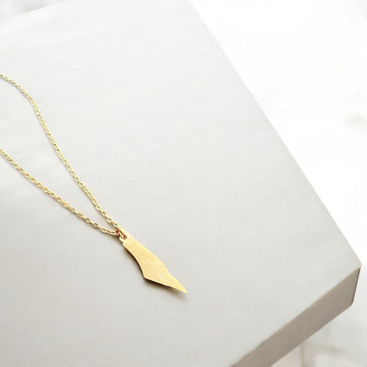 Dainty Palestine Necklace - 18k Gold Plated