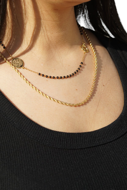 Ayla Black Pendant Necklace