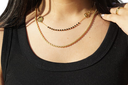 Ayla Black Pendant Necklace