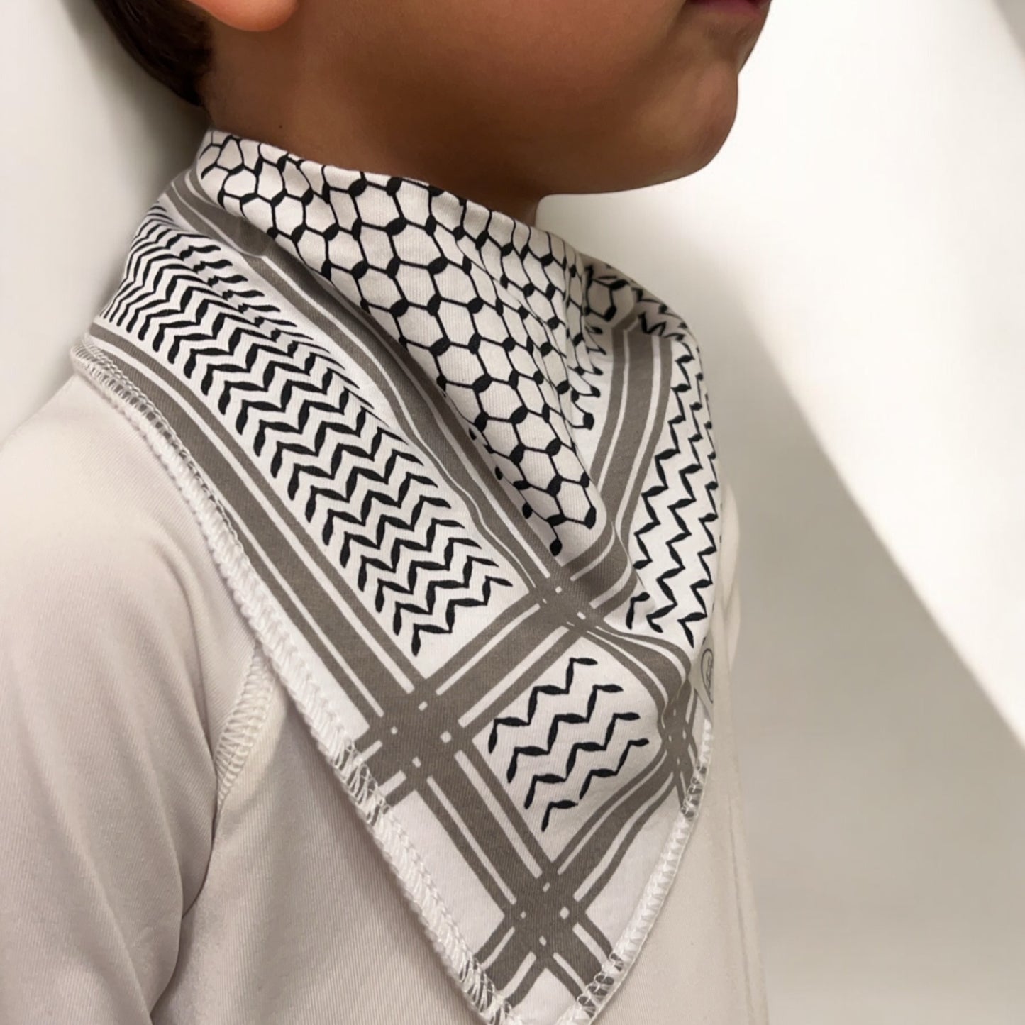 Keffiyeh Baby/Toddler Bib - Soft + Stylish