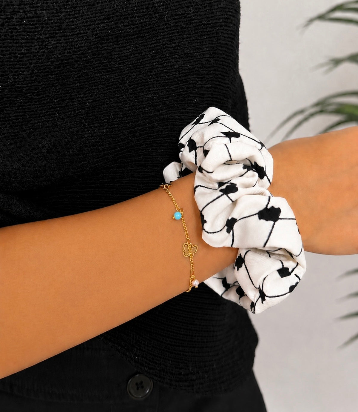 Keffiyeh Print Scrunchie